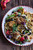 Moroccan Chicken Salad with Pistachio Crusted Fried Goat Cheese and Garlic Naan - (Free Recipe below)
