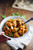 PASTA E FAGIOLI with Chicken Sauge, Cannellini Beans, Spinach - (Free Recipe below)