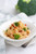 Spaghetti Alla Chitarra Con Broccoli Pancetta e Mandorle - (Free Recipe below