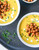 Smoked Gruyere Butternut Soup with Spicy Chickpeas - (Free Recipe below)
