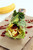 Cabbage Breakfast Burrito with Sweet Potato Noodles - (Free Recipe below)