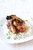 SRIRACHA GLAZED CHICKEN WITH PICKLED PLUM SALAD - (Free Recipe below)