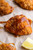 Oven Fried Southern Chicken with Sweet Honey Bourbon Sauce - (Free Recipe below)