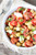 Chickpea, Pesto, Tomato and Mozzarella Salad - (Free Recipe below)