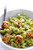 ASPARAGUS, SPINACH PESTO PASTA WITH BLACKENED SHRIMP - (Free Recipe below)