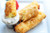 Scrambled Eggs & Cheese Egg Rolls with Sausage Gravy - (Free Recipe below)