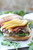 Bison Burgers with Brie, Bacon and Carmelized Pears - (Free Recipe below)
