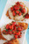 Crispy Parmesan Chicken with Balsamic Roasted Tomatoes - (Free Recipe below)