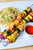 Grilled Chicken & Vegetable Skewers with Asian Flavors - (Free Recipe below)