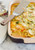 Potato Breakfast Gratin with Red Peppers & Parmesan - (Free Recipe below)