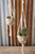 COTTON MACRAME HANGER WITH CLAY POT - Set of 2