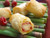 BRIE & RASPBERRY WITH ALMONDS IN PHYLLO - 56 pieces per tray
