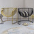 Mulberry Leaf Lounger In Gold or Black