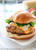 Cheddar Ranch Chicken Burgers