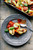 STUFFED PASTA SHELLS WITH ARTICHOKES, HAM AND CHEESE