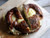 Bratwurst, Sauerkraut, and Muenster Cheese Grilled Cheese on Soft Pretzel