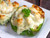 Philly Style Mushroom Asiago Chicken Stuffed Peppers