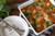 Baked Ravioli with Tomato Cream Sauce