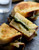 Sourdough Grilled Cheese with Roasted Poblanos, Smoked Cheddar and Curried Brown Butter