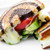 Grilled Provolone and Veggie Basil Sandwich