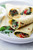 Creamy Spinach and Feta Cheese Tortilla Wraps