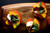 Peach Tomato and Mozzarella Crostini