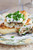Potato Cakes Stuffed with Mushrooms, Onions & Chives