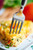 CRUSTLESS GOAT CHEESE QUICHE
