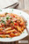 PENNE WITH SUN DRIED TOMATO VODKA SAUCE