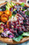 Blackberry Balsamic Grilled Chicken Salad with Crispy Fried Goat Cheese
