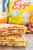 BACON, HAVARTI AND PEACH WAFFLEWICHES