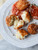 Fontina, Roasted Garlic and Goat Cheese Arancini