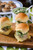 SPICY TUNA CROQUETTE SLIDERS WITH CHUNKY AVOCADO PESTO