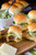 SPICY TUNA CROQUETTE SLIDERS WITH CHUNKY AVOCADO PESTO