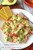 HEALTHY SALMON SALAD WITH MUSTARD HONEY SAUCE