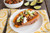 CHILI STUFFED SWEET POTATOES