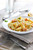 LIGHT LEMON GARLIC PASTA WITH SALMON