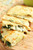 Spinach Artichoke and Chicken Quesadilla