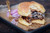 BBQ Black Bean and Eggplant Veggie Burgers