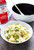 Creamy Papparadelle with Leeks and Peas