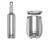 Winesulator + 2 Uncork'd XL Wine Glasses/Lid | GLITTER CHARCOAL | BrüMate