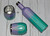Winesulator + 2 Uncork'd XL Wine Glasses/Lid | Glitter Mermaid Ombré