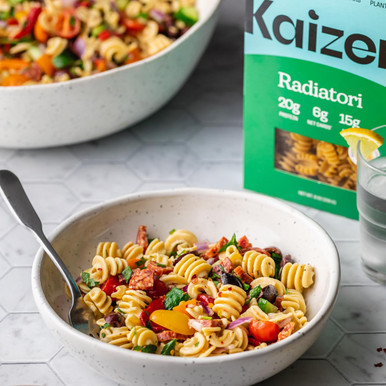 Kaizen Low Carb Radiatori Pasta - High Protein (20g), Keto