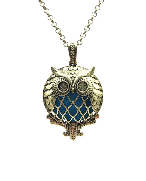 Owl Bronze Necklace