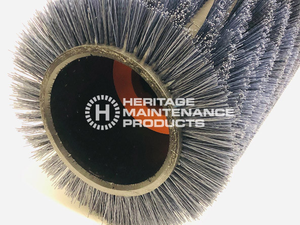 PB 731588-PH 45" .035"/180 Mid Grit Cylinder Scrub Brush for Power Boss (New Drive Hubs)