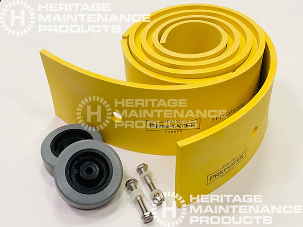 FC 370-770L Oil Resistant Rear Squeegee Kit for Factory Cat / Tomcat XR Series Riding Floor Scrubbers (FC 370770L)