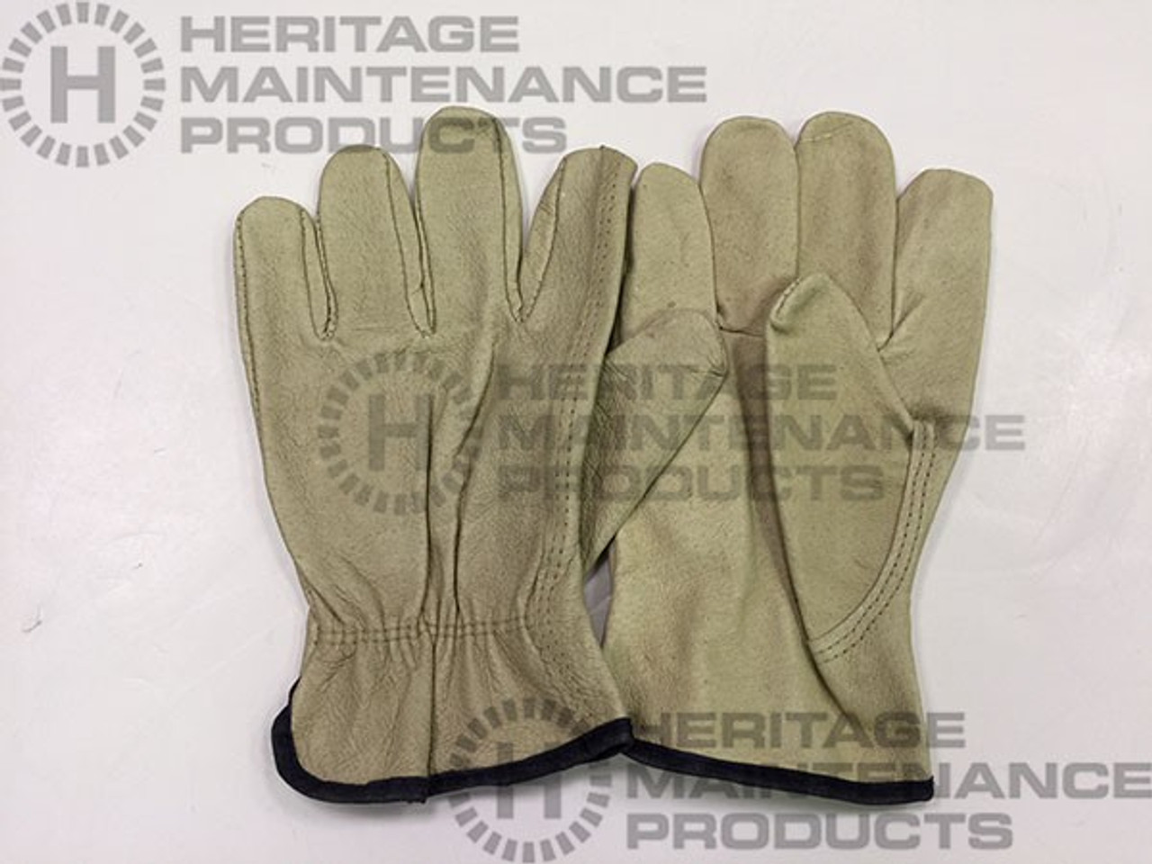 Leather Driver/Electrician Gloves XL, Dozen