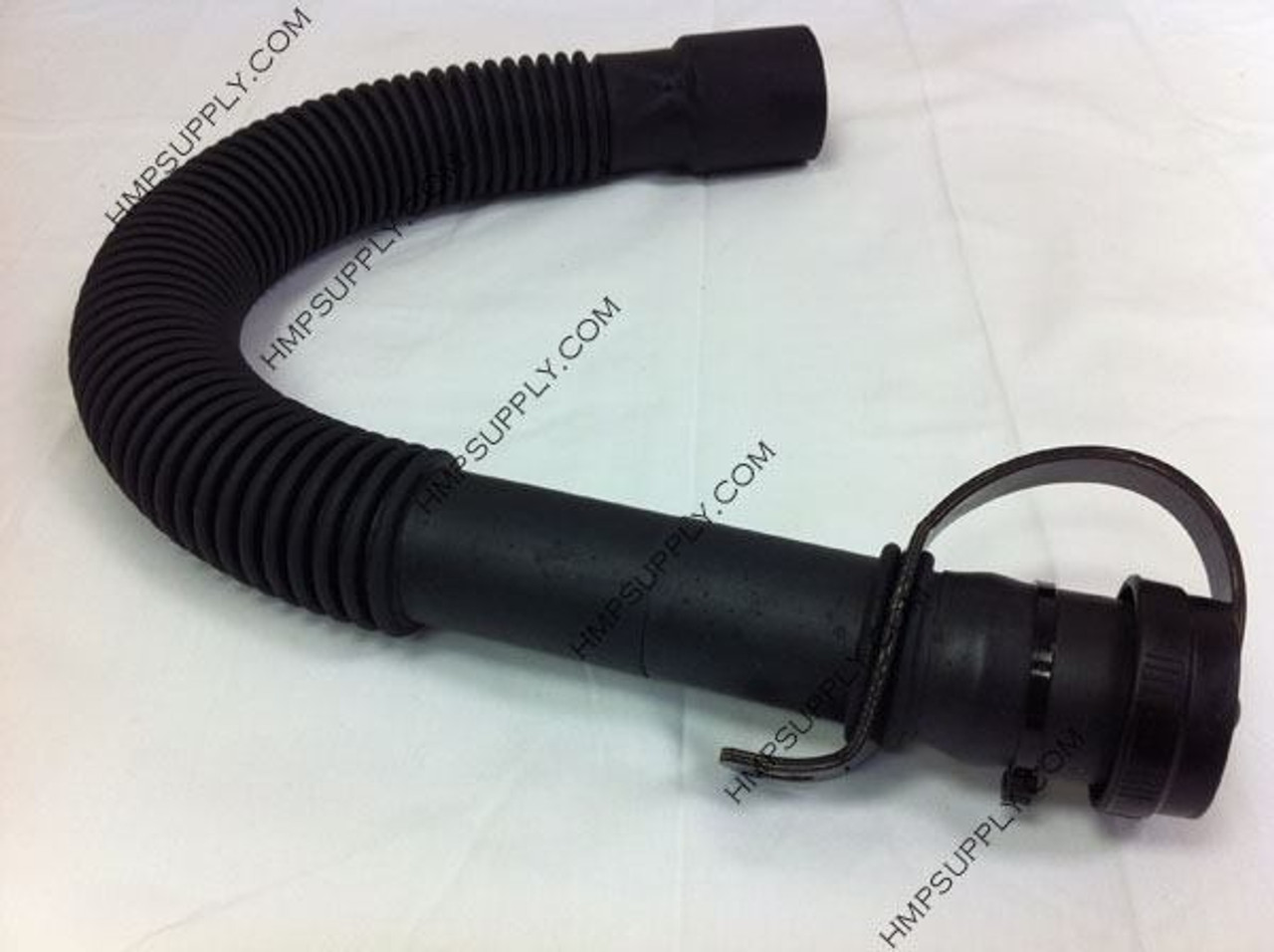 TN 1011168 27-1/2" Recovery Tank Drain Hose Assembly with Strap and Cap for Tennant Scrubbers