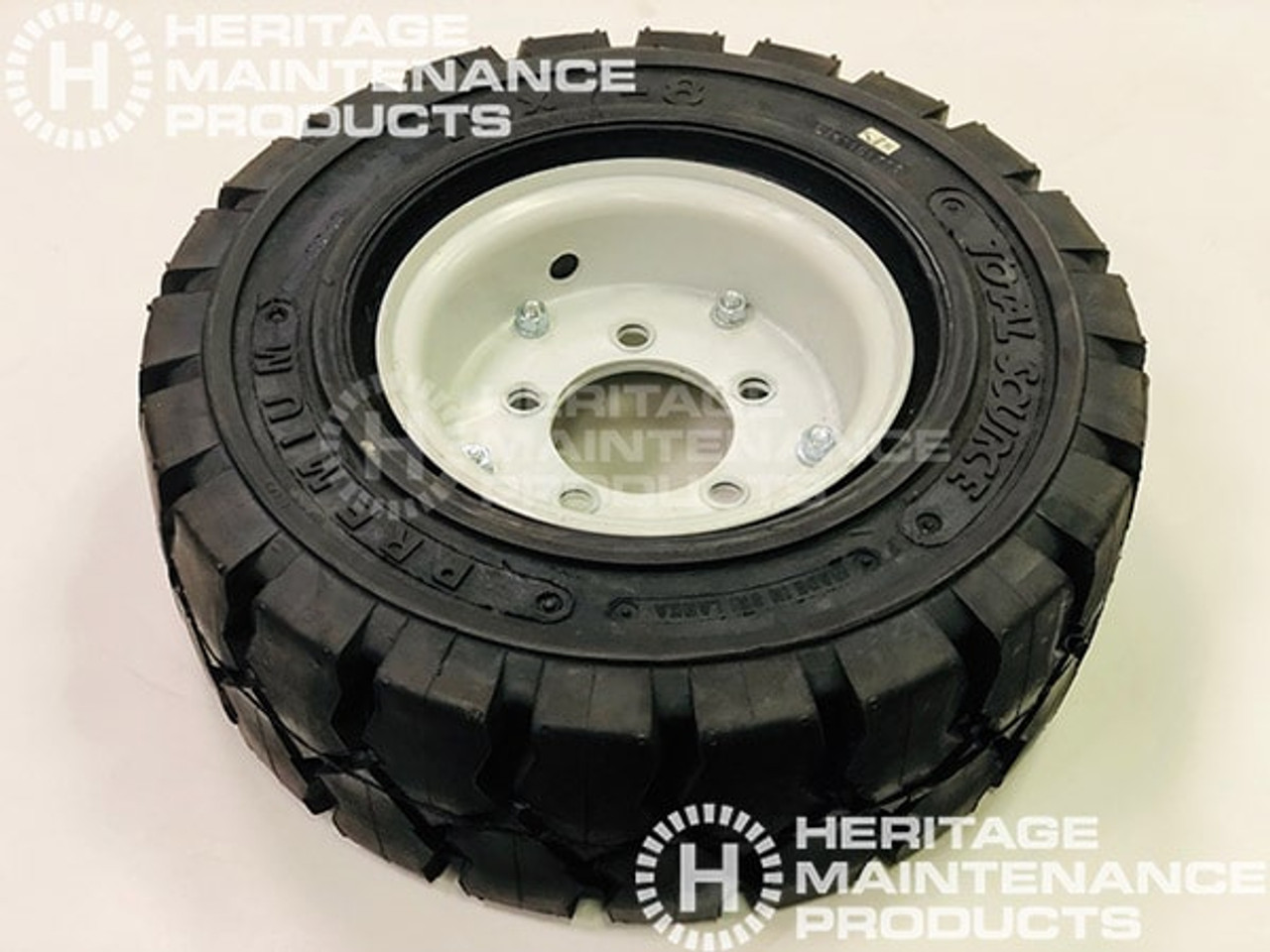 TN 53817 Solid Tire and Rim Assembly for Tennant