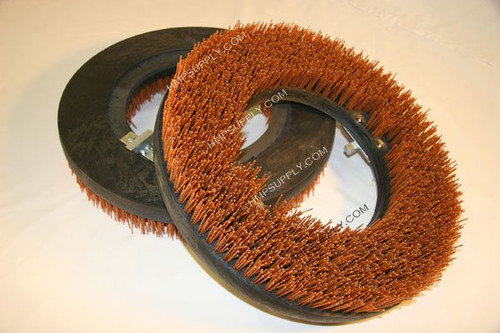 AL 0765-278 / 7-08-03283 20.75" .065"/46 Heavy Grit Plus Scrub Brush with Mounting Lugs for American Lincoln 7770, SR7770, SR7770HC Scrubbers